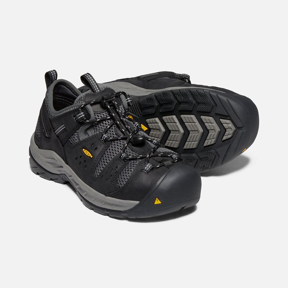 Chaussures de Travail Keen Homme Noir | Atlanta Cool Ii (Steel Toe) | AMUXN-8793